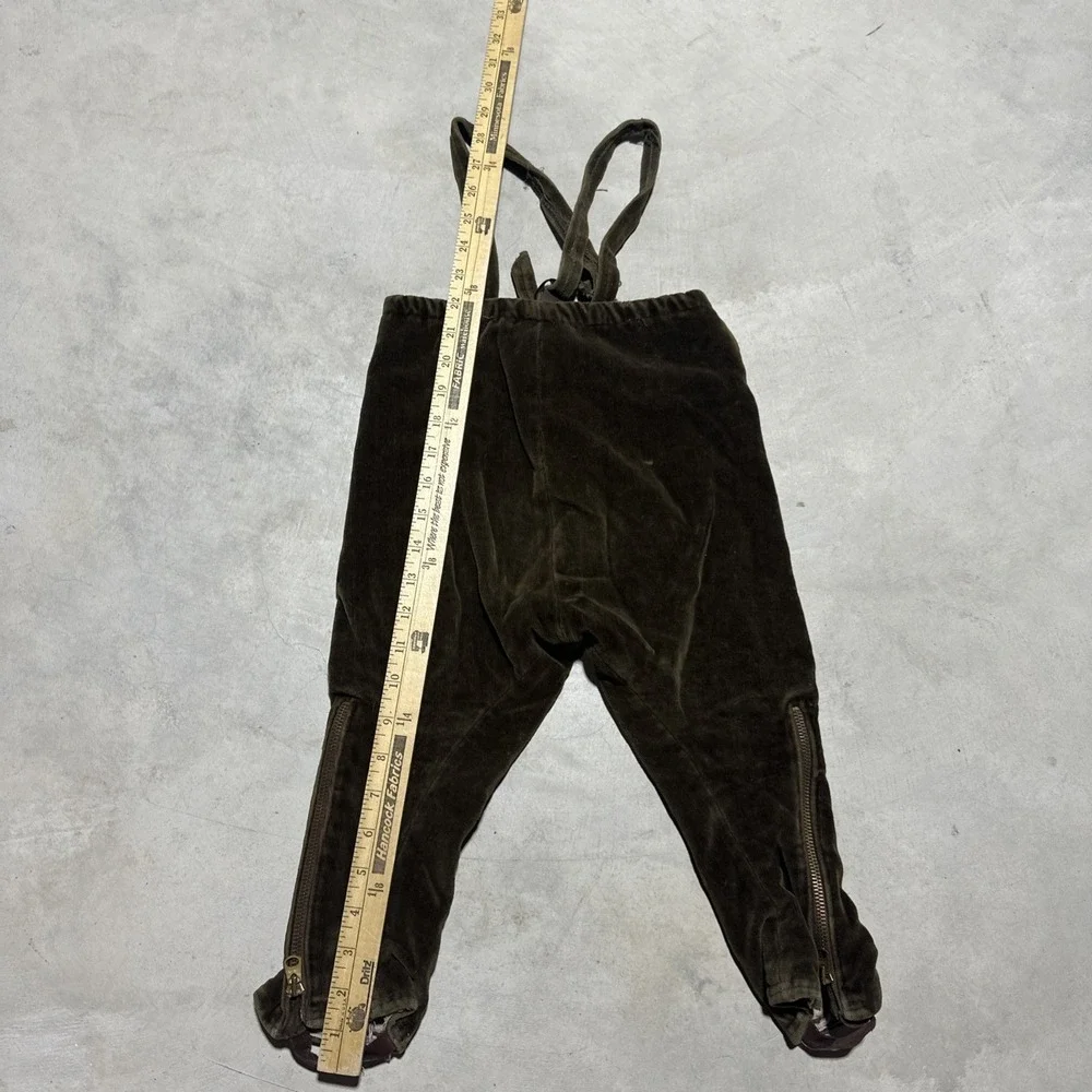 Kids Youth Soft Corduroy Riding Pants 1920s-30s French Workwear Work Wear Pants